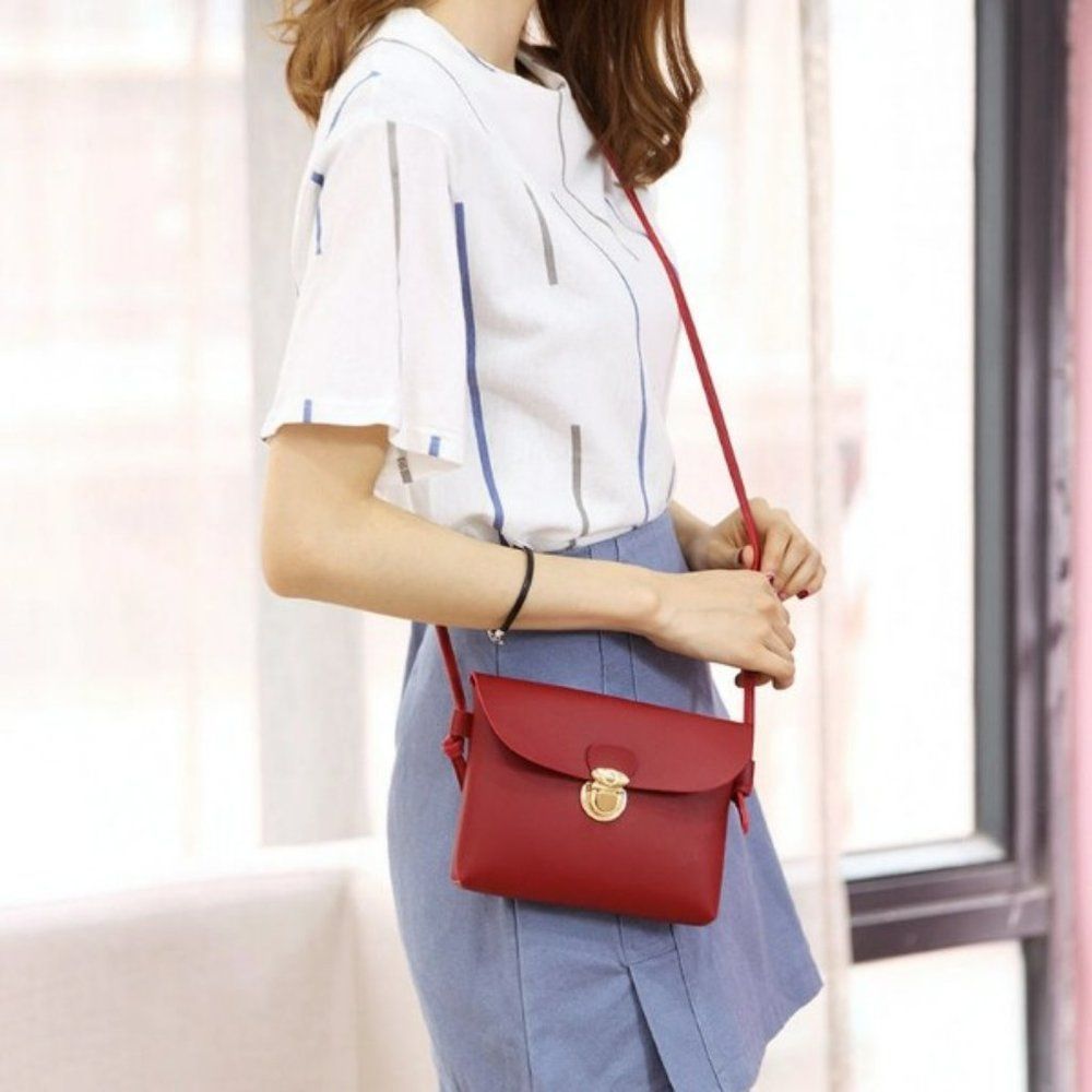 Buckled Mini Shoulder Pouch